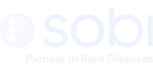 Sobi Pioneer in Rare Diseases logo szare